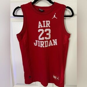 Jordan Kids Red Air 23 Jersey Tank